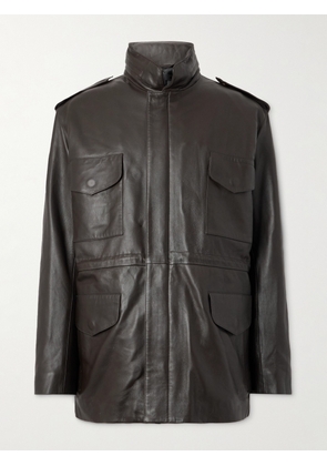 Nili Lotan - Liri Leather Jacket - Men - Brown - S