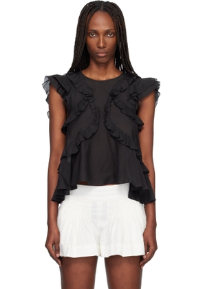 Isabel Marant Etoile Black Nalou Blouse
