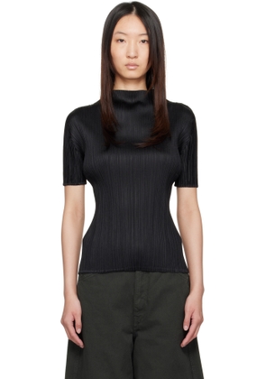PLEATS PLEASE ISSEY MIYAKE Black Monthly Colors May Top