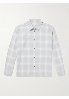 FRAME - Checked Cotton-Flannel Overshirt - Men - Gray - S