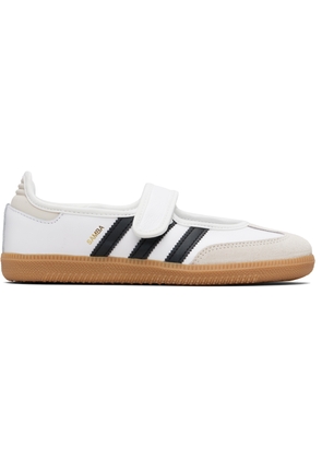 adidas Originals White Samba Jane Sneakers