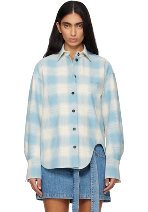 The Attico Blue Eliza Shirt
