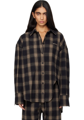 The Attico Brown Diana Shirt