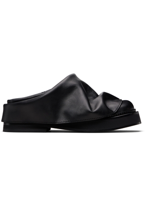 The Attico Black Mini Robin Sabot Loafers