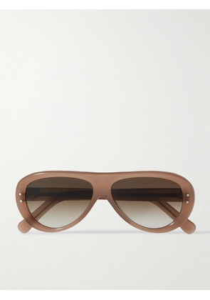 Mr P. - Cubitts Ischia Aviator-Style Acetate Sunglasses - Men - Brown