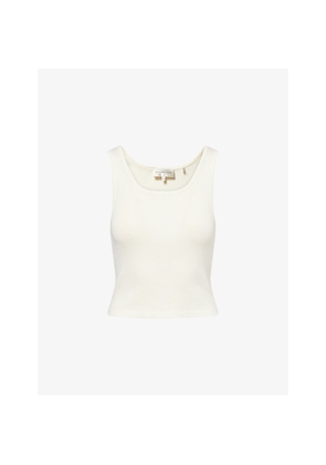 Womens Frame x Amelia Gray The Ghost Cotton-Blend Tank Top