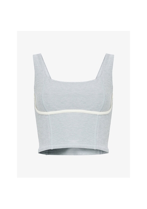 Womens Monday Swimwear Zion Square-Neck Sports Bra