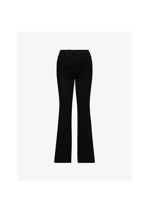 Womens Paige Marlow Skimmer Flared Stretch-Denim Jeans