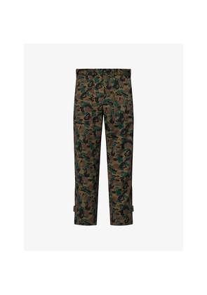 Mens A Bathing Ape Bape x Kazuki Camo Woven Trousers