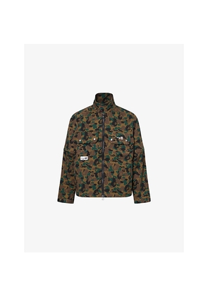 Mens A Bathing Ape Bape x Kazuki Camouflage-Print Woven Jacket