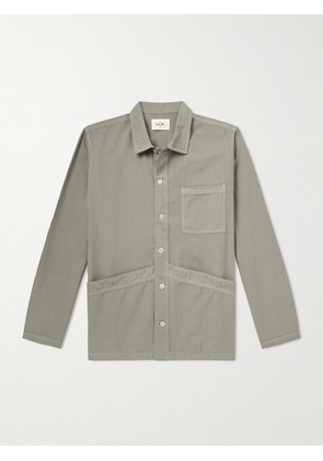 Folk - Meyer Cotton-Herringbone Shirt - Men - Green - XS