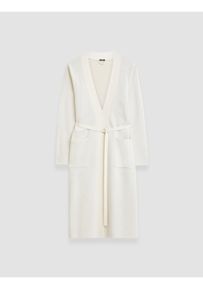 Wool Silk Long Cardigan - S