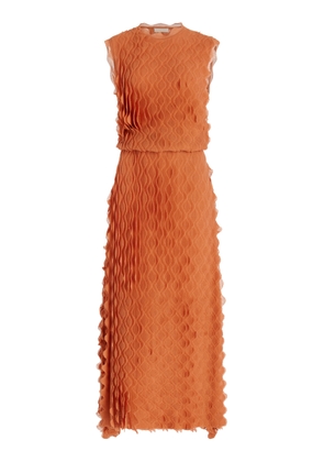 Ulla Johnson Kaelyn Textured Cotton-Blend Maxi Dress - Moda Operandi