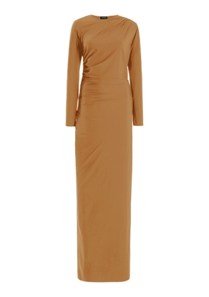 Atlein Ruched Jersey Maxi Dress - Moda Operandi