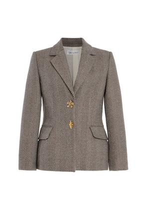 Oscar de la Renta Tailored Cashmere-Blend Blazer - Moda Operandi