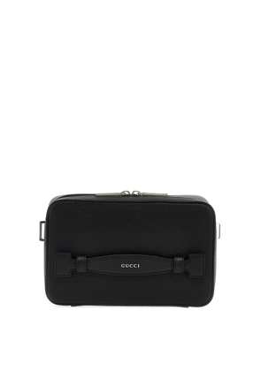 Gucci Logo Leather Shoulder Strap