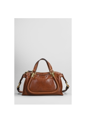Chloe Paraty 24 Shoulder Bag In Brown Leather