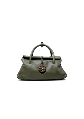 Zanellato Green Olivona Leather Dotta Saeta Baby Handbag