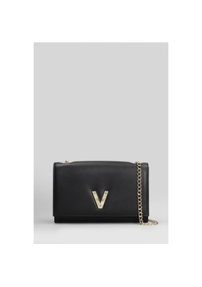 Via Roma 15 Shoulder Bag In Black Leather