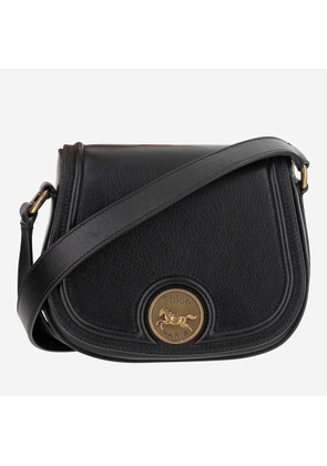 Chloe Grained Leather Bag With Logo