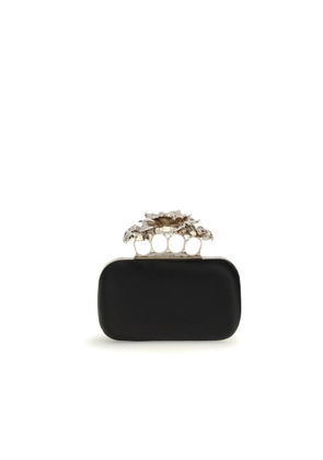 Alexander Mcqueen Carnation Knuckle Clutch