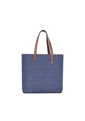 Fendi Embroderied Denim Tote Bag