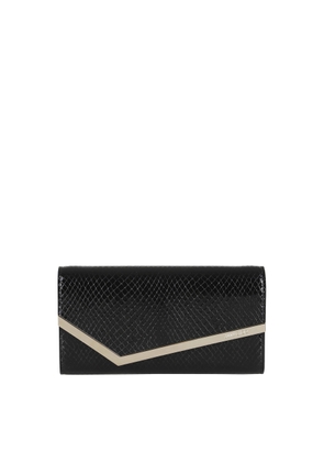 Jimmy Choo Shiny Snaje Printed Leather