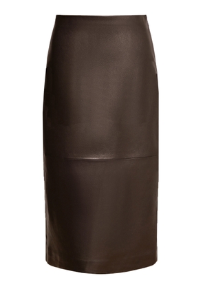 KALLMEYER Emilee Leather Pencil Skirt - Moda Operandi