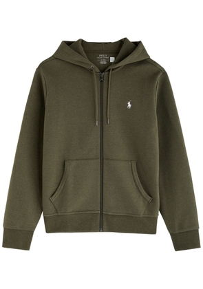 Polo Ralph Lauren Logo Hooded Jersey Sweatshirt - Green - M