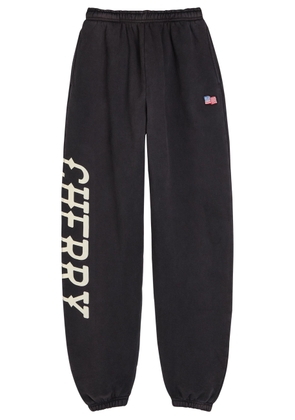 Cherry Los Angeles Hollywood Logo Cotton Sweatpants - Black - L