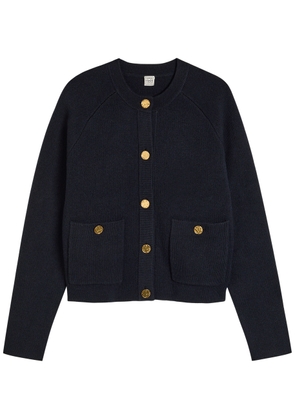 Toteme Wool-blend Cardigan - Navy - M (UK12 / M)