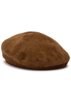 Lack OF Color Priya Suede Beret - Brown - M/L