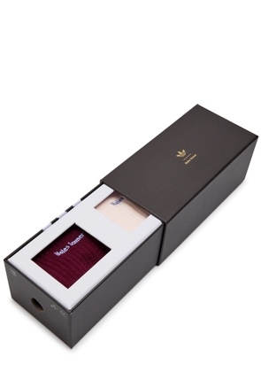 Adidas X Wales Bonner X Wales Bonner Cotton-blend Socks - set of two - Red - S (UK8-10 / S)