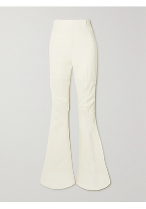 Jacquemus - Merria Stretch-wool Flared Pants - White - FR 32,FR 34,FR 36,FR 38,FR 40,FR 42,FR 44