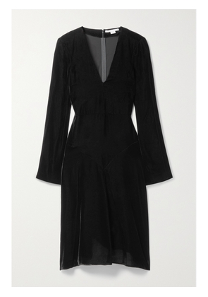 Stella McCartney - Velvet Midi Dress - Black - IT36,IT38,IT40,IT42,IT44,IT46,IT48,IT50