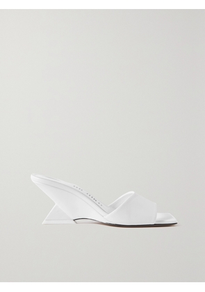 The Attico - Choepe Leather Mules - White - IT35,IT36,IT36.5,IT37,IT37.5,IT38,IT38.5,IT39,IT39.5,IT40,IT40.5,IT41,IT41.5,IT42