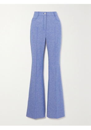 AKRIS - Farid Stretch-cotton Flared Pants - Blue - US2,US4,US6,US8,US10,US12,US14,US16
