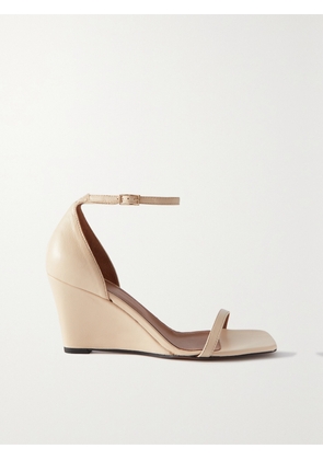 ATP ATELIER - + Net Sustain Morcone Leather Wedge Sandals - Cream - IT35,IT36,IT37,IT38,IT39,IT40,IT41