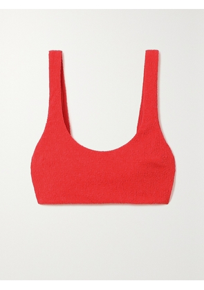 MARA HOFFMAN - + Net Sustain Lira Textured Recycled Bikini Top - XS,S,M,L,XL,2XL,3XL