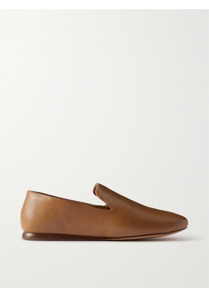 VINCE - Demi Leather Loafers - Brown - US5,US6,US6.5,US7,US7.5,US8,US8.5,US9,US9.5,US10,US11