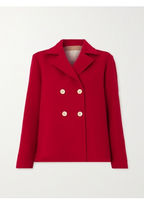 Giuliva Heritage - The Agata Double-breasted Wool Jacket - Red - IT36,IT38,IT40,IT42,IT44,IT46