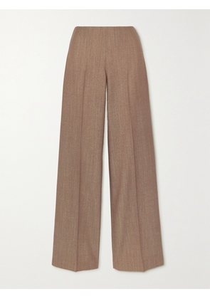 Stella McCartney - Wool-blend Wide-leg Pants - Brown - IT34,IT36,IT38,IT40,IT42,IT44,IT46,IT48,IT50