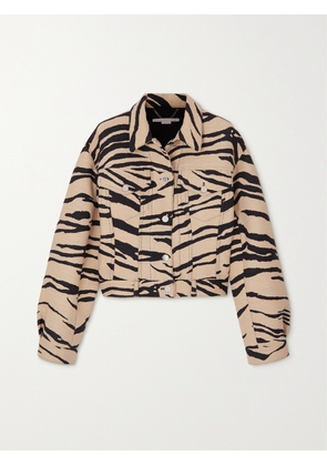 Stella McCartney - Zebra-jacquard Jacket - Animal print - IT34,IT36,IT38,IT40,IT42,IT44,IT46,IT48,IT50