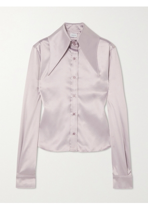 16ARLINGTON - Ione Satin Shirt - Pink - UK 6,UK 8,UK 10,UK 12,UK 14