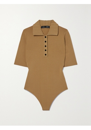 Proenza Schouler - Stretch-knit Bodysuit - Gold - x small,small,medium,large,x large