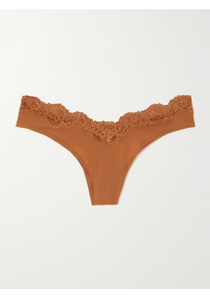 SKIMS - Fits Everybody Lace Thong - Bronze - Brown - XXS,XS,S,M,L,XL,2XL,3XL,4XL