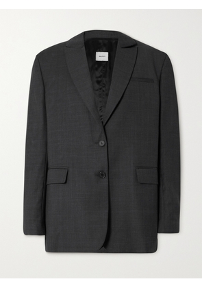 HALFBOY - Oversized Checked Merino Wool Blazer - Gray - x small,small,medium,large,x large