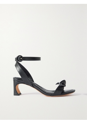 ALEXANDRE BIRMAN - Clarita Bow-detailed Leather Sandals - Black - IT35,IT36,IT36.5,IT37,IT37.5,IT38,IT38.5,IT39,IT39.5,IT40,IT40.5,IT41,IT42