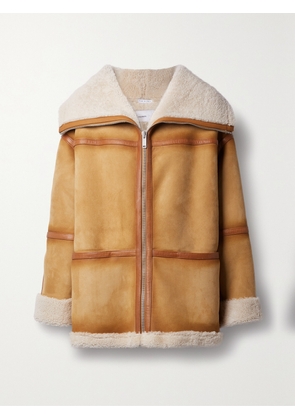HALFBOY - Shearling Jacket - Brown - x small,small,medium,large,x large
