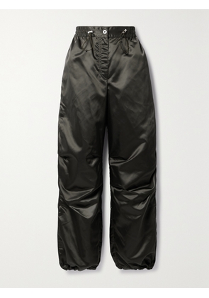 HALFBOY - Shell Wide-leg Pants - Green - x small,small,medium,large,x large